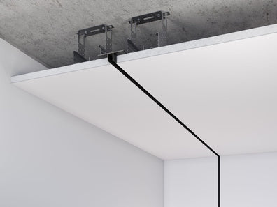 Aluminium ceiling/wall profile CR-8